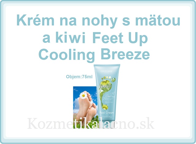 Krém na nohy s mätou a kivi Feet Up Cooling Breeze