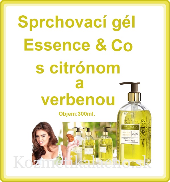 Sprchovací gél Essence & Co s citrónom a verbenou