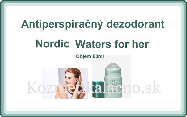 Antiperspiračný dezodorant Nordic Waters for her