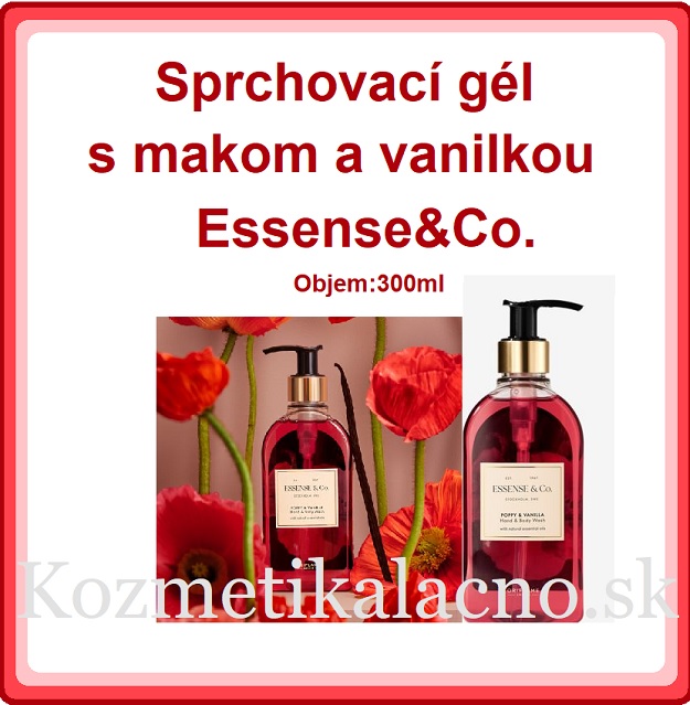 Sprchovací gél s makom a vanilkou Essense&Co.