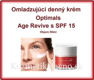 Omladzujúci denný krém Optimals Age Revive s SPF 15