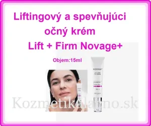 Liftingový a spevňujúci očný krém Lift + Firm Novage+