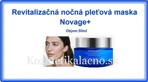 Revitalizačná nočná pleťová maska Novage+
