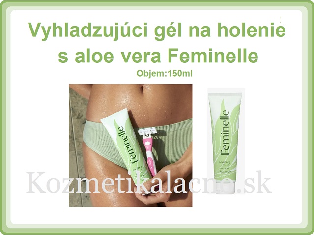 Vyhladzujúci gél na holenie s aloe vera Feminelle