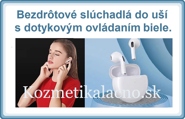 Bezdrôtové slúchadlá do uší s dotykovým ovládaním