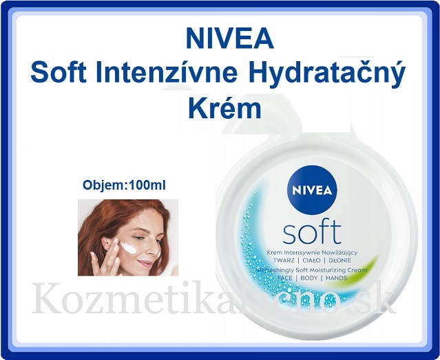 NIVEA Soft Intenzívne Hydratačný Krém na tvár