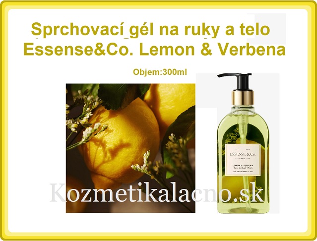 Sprchovací gél na ruky a telo Essense&Co. Lemon & Verbena