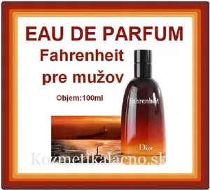 EAU DE Parfum Fahrenheit  pre mužov